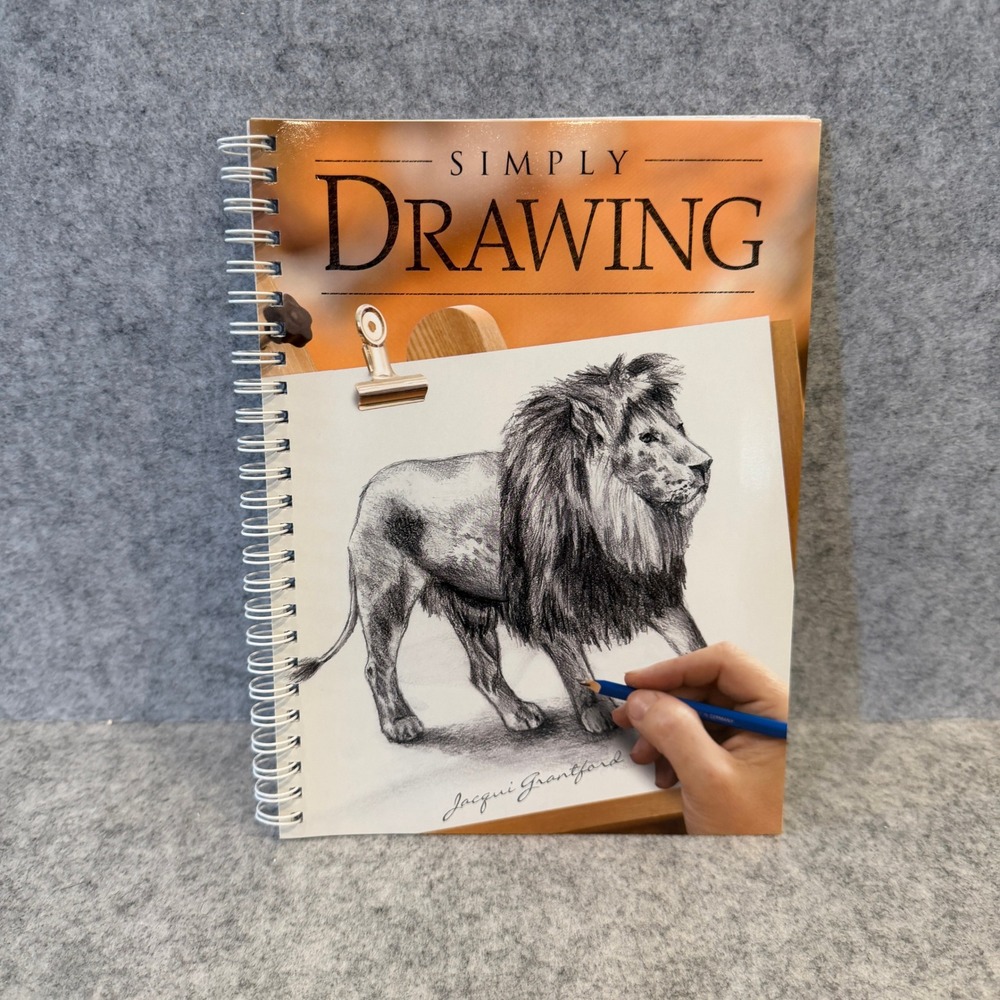 Simply Drawing by Jacqui Grantford, Instruction Book, Spiral-Bound